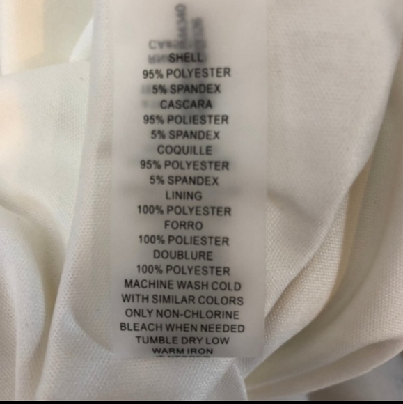 Vince Camuto Blue Yellow Sleeveless Flare … - Picture 6 of 8